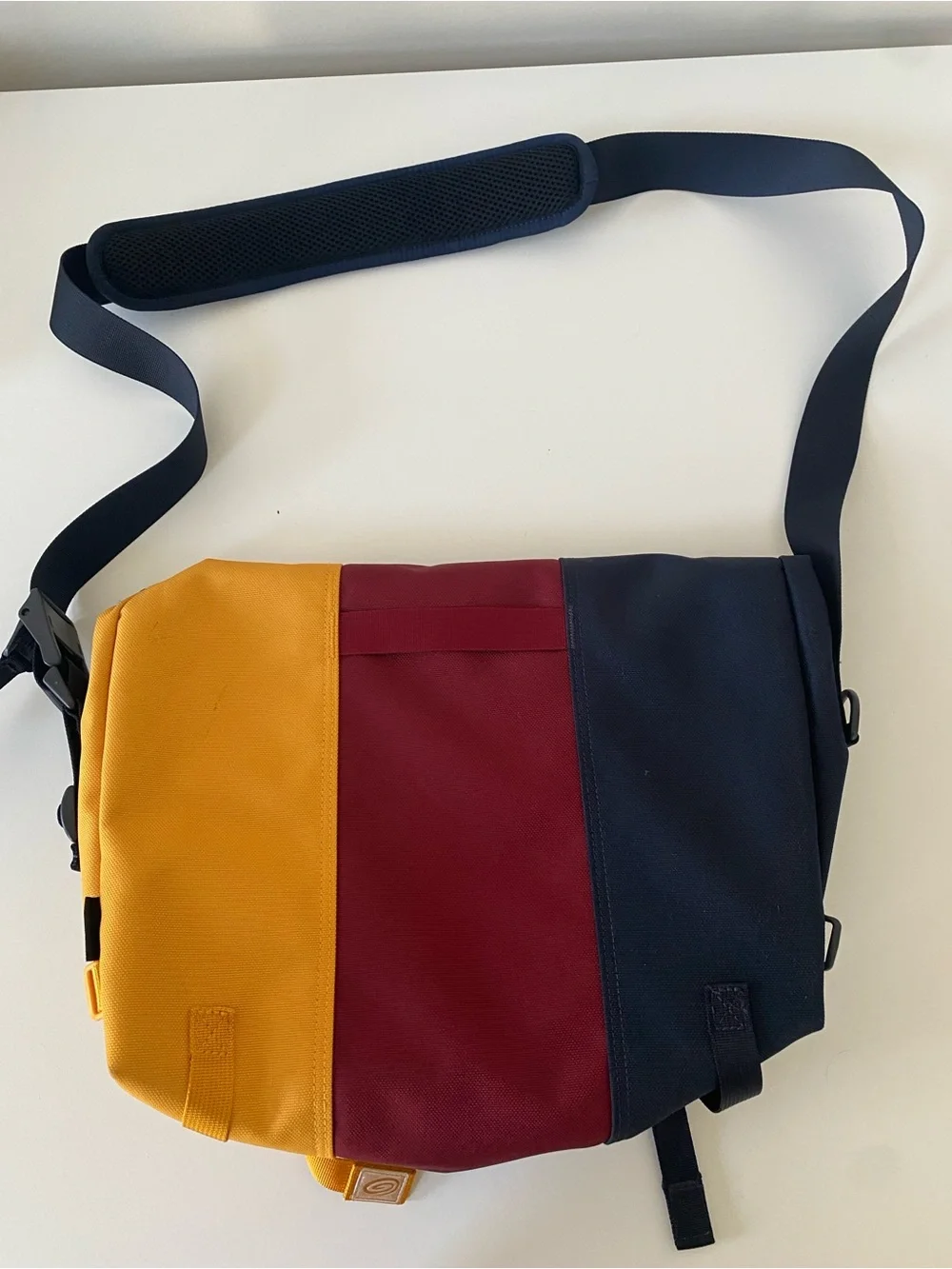 Timbuk2 Colorblock Messenger Bag - Navy, Red, Yellow